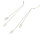 N-2017 Fashion Lady Silver Gold Metal Leaf Pendant Long Tassel Necklaces for Women Bohemian Party Jewelry