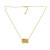 N-2317 Fashion Korea Style Bus Shape Colorful Crystal Drop Dangle Chain Bead Necklace for Women Gift
