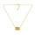 N-2317 Fashion Korea Style Bus Shape Colorful Crystal Drop Dangle Chain Bead Necklace for Women Gift