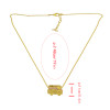 N-2317 Fashion Korea Style Bus Shape Colorful Crystal Drop Dangle Chain Bead Necklace for Women Gift