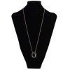 N-2295 New Fashion Long Silver Alloy Round Pendant For Charm Women Jewelry