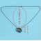 N-2295 New Fashion Long Silver Alloy Round Pendant For Charm Women Jewelry