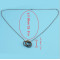 N-2295 New Fashion Long Silver Alloy Round Pendant For Charm Women Jewelry