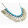 N-5548 New Fashion Bohemian Beads Chain Coin Pendant Statement Necklace For Women Jewelry