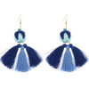 E-4240 Fashion 3 Colors Women Thread Tassel Drop Earrings Bohemian Wedding Party Jewelry Gift