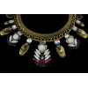 N-5500New Design Gold Plated Bohemian  Various shapes gem stone  Crystal Necklaces