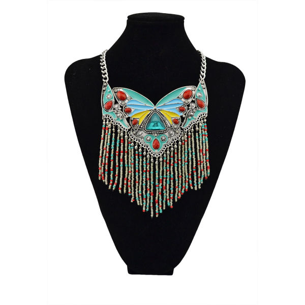 N-5479 3 colors Hot Silver Plated Beautiful Butterfly Design Elegant Pendant Necklace