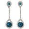 E-4249 4Colors Fashion  Diamond Long Crystal Drop Stud Dangle Rhinestone Earrings Party Jewelry