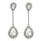 E-4249 4Colors Fashion  Diamond Long Crystal Drop Stud Dangle Rhinestone Earrings Party Jewelry