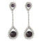 E-4249 4Colors Fashion  Diamond Long Crystal Drop Stud Dangle Rhinestone Earrings Party Jewelry
