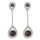E-4249 4Colors Fashion  Diamond Long Crystal Drop Stud Dangle Rhinestone Earrings Party Jewelry