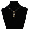 N-3579 N-1660 New Vintage Long Chain  Rhinestone  Pendant Necklace For Women
