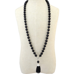 N-6402 Bohemian Style Fashion Necklaces Big Resin Ball Beaded Pendant Necklace Women Jewelry