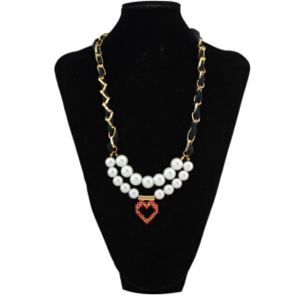 N-3522 N-3606 2 Styles Fashion Jewelry Lips Heart Shape Pendant Necklaces for Women Bohemian Party Jewelry