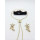 N-6600 Fashion Vintage Gold Silver Metal Chain Long Tassel Fringe Necklaces Earrings Jewelry Sets Women Accessories
