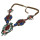 N-5044 Vintage Colorful Rhinestone Pendant Statement Necklaces for Women Bohemian Party Jewelry