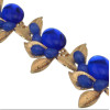 N-5014 2 Colors Flower Crystal Diamante Pendant Bohemian Necklace For Women Jewelry