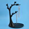 E-3486 New Vintage Diamante Rhinestone Long Tassel Earrings Flower Shape Drop Dangle Big Earrings Women Ears Jewelry