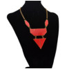 N-4286 Vintage Triangle Pendant Necklace for Women jewelry