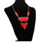 N-4286 Vintage Triangle Pendant Necklace for Women jewelry