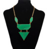 N-4286 Vintage Triangle Pendant Necklace for Women jewelry