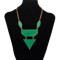 N-4286 Vintage Triangle Pendant Necklace for Women jewelry