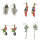 E-0544  E-0654  E-0666 E-0554  4style bird flower crystal tassel stud dangle earring