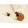 E-3541 New Fashion Korea style N letter Asymmetrical White Fruit Opal Bead Dangle Earrings For Women Jewelry