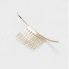 F-0302-G Simple Jewelry Gold Metal Hair Clip Women Hair Comb Hair Accessories