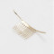 F-0302-G Simple Jewelry Gold Metal Hair Clip Women Hair Comb Hair Accessories