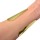 B-0624 Fashion Gold Plated Carving Five Pointed Star Open Cuff Bangle Bracelets For Women Accessories