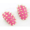 E-2104   4colors  New Korean Style Gold Color Alloy enamel rivet Ear Stud Earrings