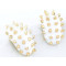 E-2104   4colors  New Korean Style Gold Color Alloy enamel rivet Ear Stud Earrings