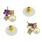 E-0112 E-0125 E-0056 Lovely 3 Styles Rhinestone Pearl Stud Earrings for Women Party Jewelry