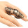 R-1112  European Punk Fashion Vintage Bronze/Silver Metal Hollow Out Flower Joint Ring