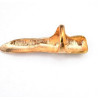 R-1092 New Fashion Punk Gold Plated AlloyColour Metal Finger Nail Shape Joint Ring