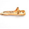 R-1092 New Fashion Punk Gold Plated AlloyColour Metal Finger Nail Shape Joint Ring