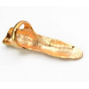 R-1092 New Fashion Punk Gold Plated AlloyColour Metal Finger Nail Shape Joint Ring