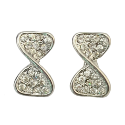E-1552 E-1550 E-1556  Fashion Crystal Bowknot Pearl Earring for Women Jewelry