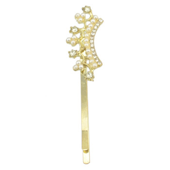 F-0052 Fashion Pearl Crown Hairpin Hair Accessories