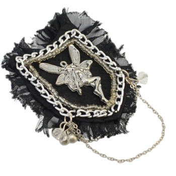 P-0016 Vintage Retro Lady Angle Brooch Lace Pins Brooches Match All Clothing for Man Women
