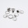 R-1471 9Pcs/set Bohemian Vintage  Silver Gold  Knuckle Nail Midi Finger Ring for Women Party Jewelry
