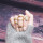 R-1475 6Pcs/set Bohemian Vintage  Silver Gold  Knuckle Nail Midi Finger Pearl Ring for Women