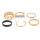 R-1287 6 Pcs/Set Antique  Gold Knuckle Midi Finger Rings Set for Women Jewelry