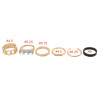 R-1287 6 Pcs/Set Antique  Gold Knuckle Midi Finger Rings Set for Women Jewelry