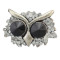 R-0519  R-0743 Vintage Silver Gold Metal Rhinestone Owl Fish Shape Adjustable Rings for Women Bohemian Fashion Accssories