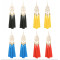 E-4266 4 Colors Ethnic Gold Metal Long Tassel Drop Earrings for Women Bohemian Wedding Party Jewelry