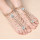 B-0860 New Fashion Summer Anklet Pearl Anklets Foot Silver Gold Chain Crystal Hamsa Beach Jewelry Girl
