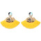 E-4273 6 Colors Fashion Bohemian Rhinestone Thread Tassel Drop Pom Earrings Party Jewelry