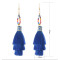 E-4272 5 Colors Bohemian Long Thread Tassel Drop Earrings for Women Wedding Party Gift